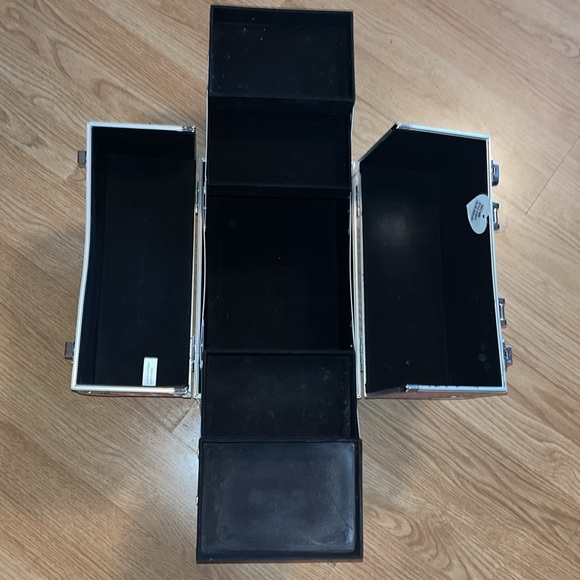 Super fab Train Case Neon Electric Cosmetic Case - Picture 7 of 11